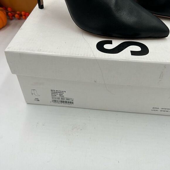 Women’s Schutz calf leather ankle boots, size 7.5 made in Brazil - Picture 3 of 11